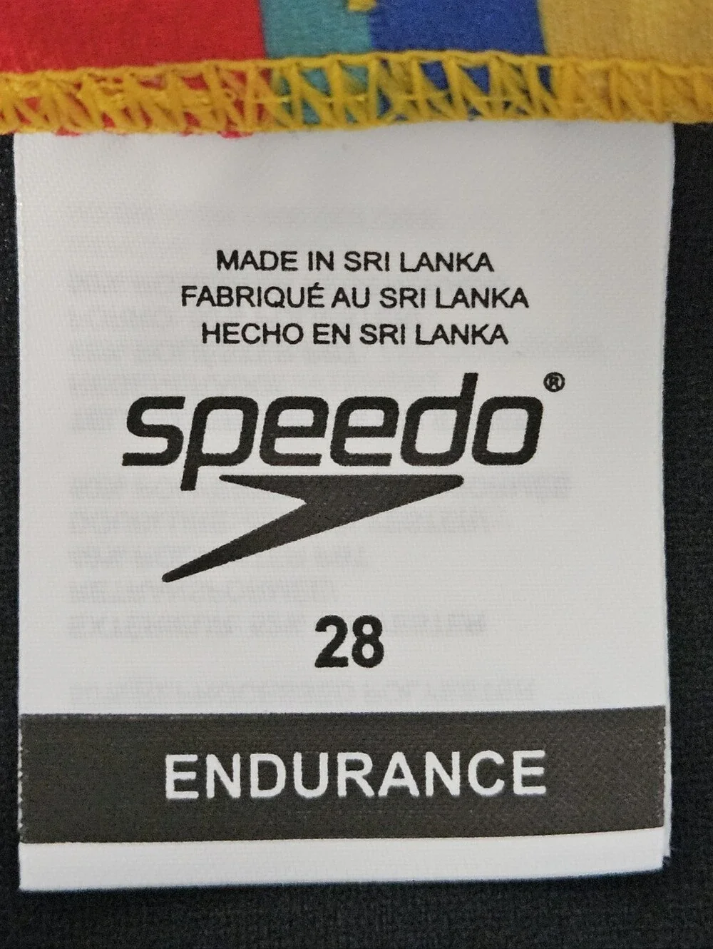 Speedo Endurance Eco Size 28 Boys Mens Swim Trunks with Elastic Drawstring Waist